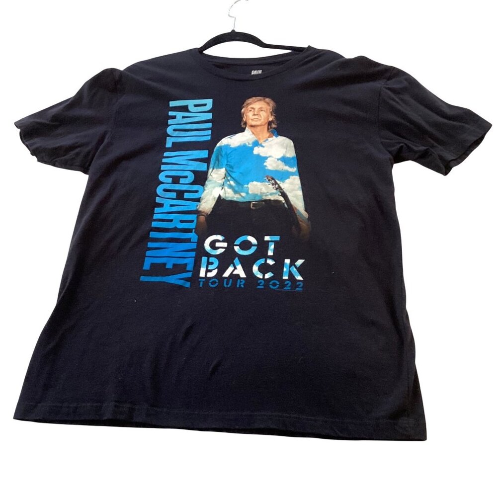 Paul McCartney Got Back Tour 2022 Official Merch T-Shirt Size XL100% Cotton Conc